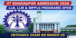 IIT Kharagpur Extends Applications Deadline for LLB LLM and MPPLG Admission 2026